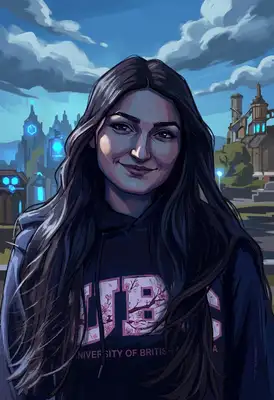 Make my photo in a style of Arcane Animated Series