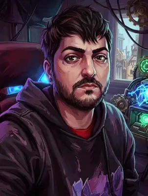 Make my photo in a style of Arcane Animated Series