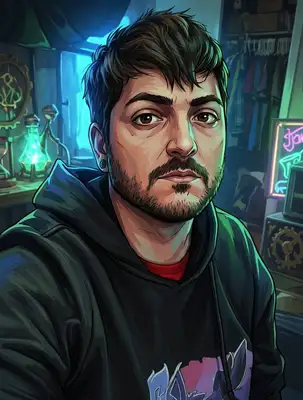 Make my photo in a style of Arcane Animated Series