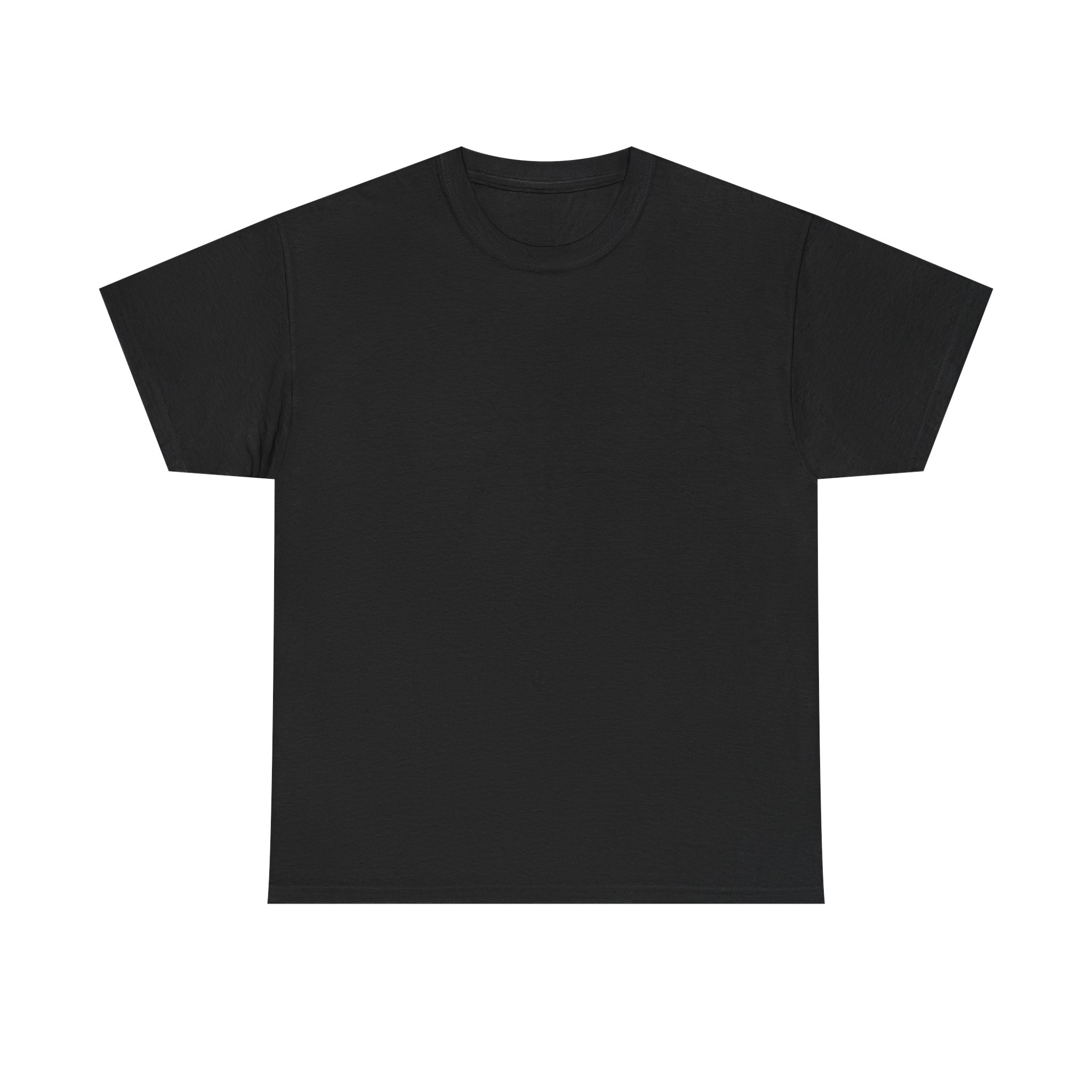 Black T-shirt Front View