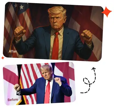 How to turn image into Arcane style