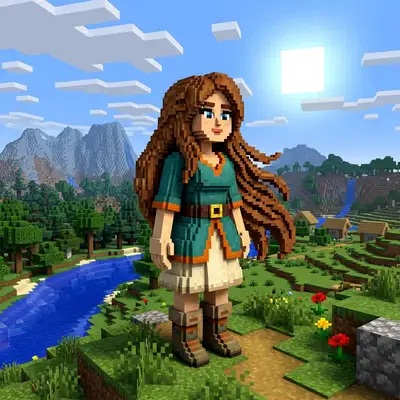 Block Craft style example