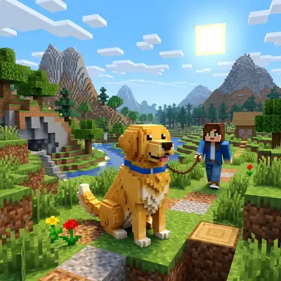 Block Craft style example
