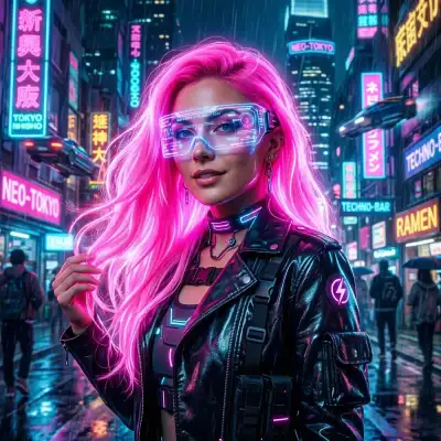Cyberpunk style example