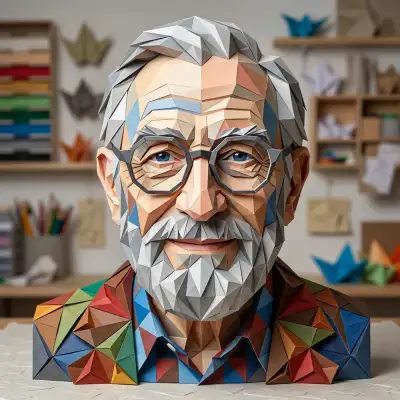 Origami Papercraft style example