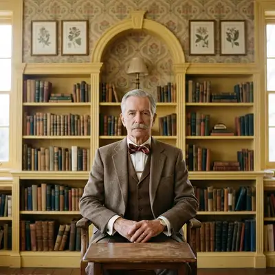 Pastel Symmetry (Wes Anderson) style example