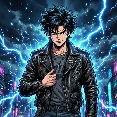 Retro Anime style example