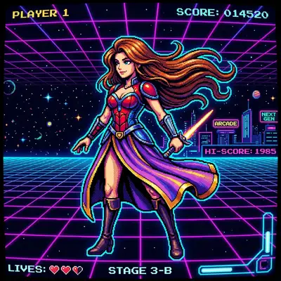 Retro Arcade style example