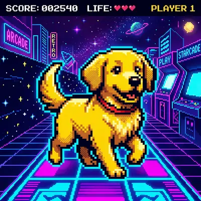 Retro Arcade style example