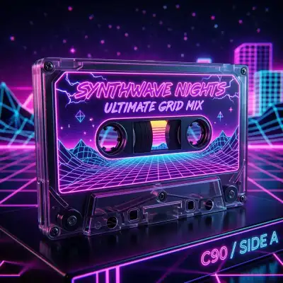 Synthwave style example