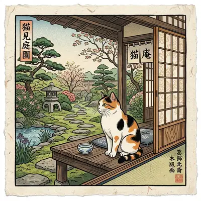 Ukiyo-e Woodblock style example