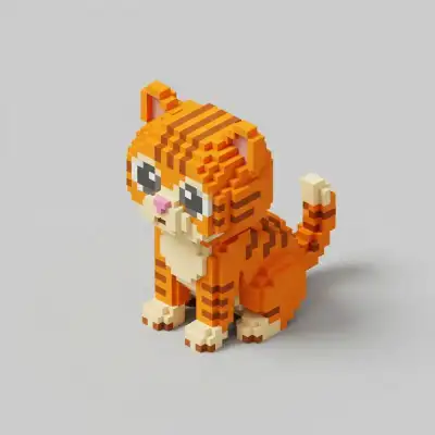 Voxel Art style example