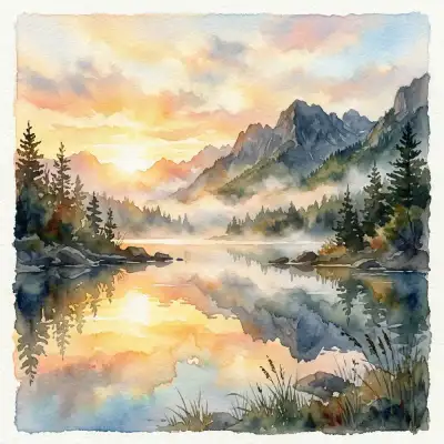 Watercolor Splash style example