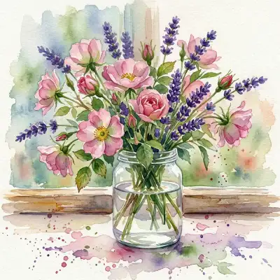 Watercolor Splash style example